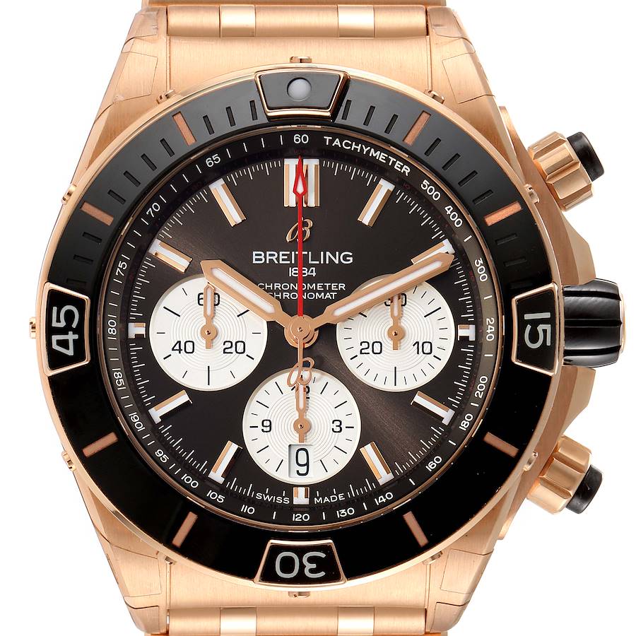 Breitling Super Chronomat B01 44 18K Red Gold Automatic